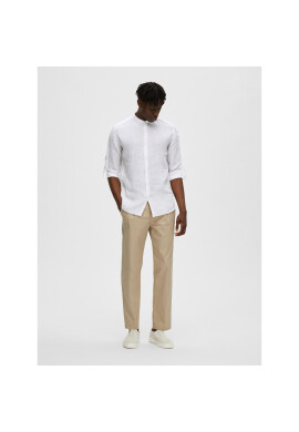 Selected Homme Риза 16088372 Бял Regular Fit - Pepit.bg
