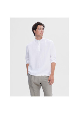Selected Homme Риза 16088805 Бял Regular Fit - Pepit.bg