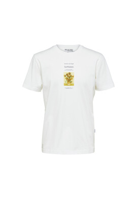 Selected Homme Тишърт 16089512 Бял Regular Fit - Pepit.bg