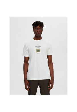 Selected Homme Тишърт 16089512 Бял Regular Fit - Pepit.bg