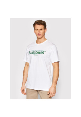 Selected Homme Тишърт Daniel 16085965 Бял Regular Fit - Pepit.bg