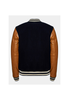 Serge Pariente Яке бомбър Varsity Bomber Тъмносин Regular Fit - Pepit.bg