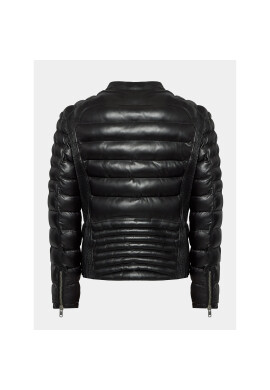 Serge Pariente Кожено яке Gladiator Doudoune Черен Slim Fit - Pepit.bg