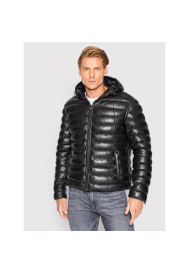 Serge Pariente Кожено яке Warmer Черен Regular Fit - Pepit.bg