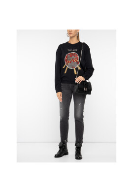 Silvian Heach Суитшърт CVA19394FE Черен Regular Fit - Pepit.bg