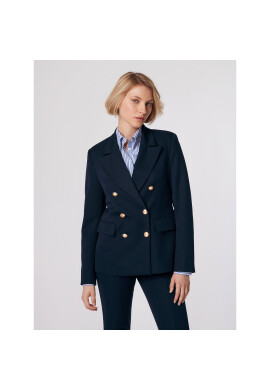 Simple Сако MKD500-01 Тъмносин Slim Fit - Pepit.bg