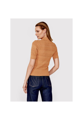 Simple Блуза SWD031 Кафяв Slim Fit - Pepit.bg