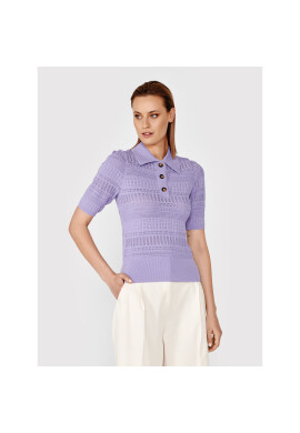 Simple Блуза SWD032 Виолетов Slim Fit - Pepit.bg
