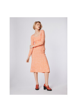 Simple Блуза SWD511-02 Оранжев Slim Fit - Pepit.bg