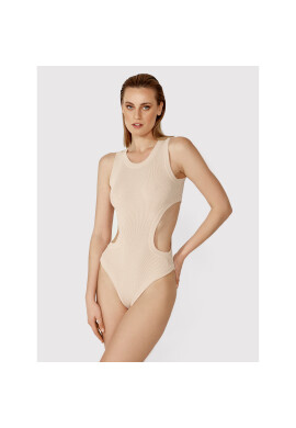 Simple Боди BOD019 Бежов Slim Fit - Pepit.bg