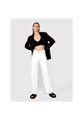 Simple Дънки SPDJ008 Бял Relaxed Fit - Pepit.bg