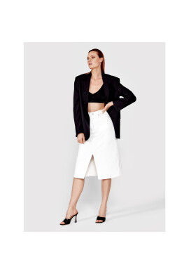Simple Дънкова пола SDDJ001 Бял Regular Fit - Pepit.bg