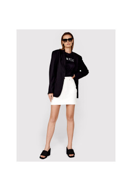 Simple Дънкова пола SDDJ003 Бял Regular Fit - Pepit.bg