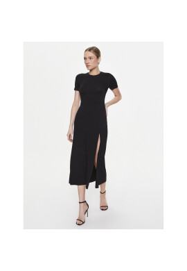 Simple Ежедневна рокля SUD001 Черен Regular Fit - Pepit.bg
