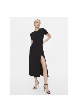 Simple Ежедневна рокля SUD001 Черен Regular Fit - Pepit.bg