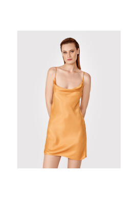 Simple Ежедневна рокля SUD018 Кафяв Regular Fit - Pepit.bg