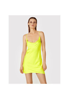 Simple Ежедневна рокля SUD019 Зелен Regular Fit - Pepit.bg