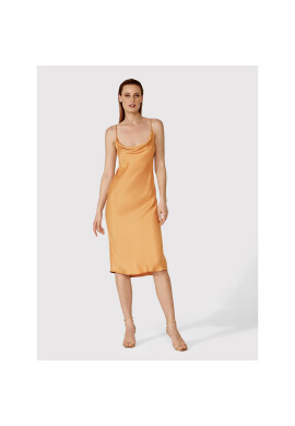 Simple Ежедневна рокля SUD020 Кафяв Regular Fit - Pepit.bg