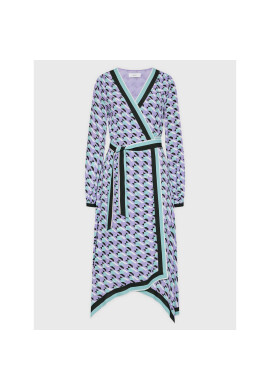 Simple Ежедневна рокля SUD078 Виолетов Regular Fit - Pepit.bg