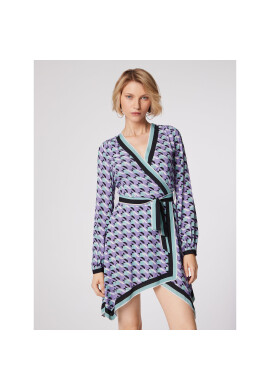 Simple Ежедневна рокля SUD081 Виолетов Regular Fit - Pepit.bg