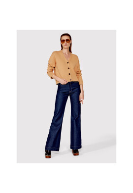 Simple Кардиган SWD007 Кафяв Regular Fit - Pepit.bg