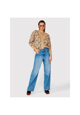 Simple Кардиган SWD018 Кафяв Regular Fit - Pepit.bg