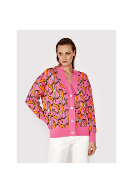 Simple Кардиган SWD035 Розов Regular Fit - Pepit.bg