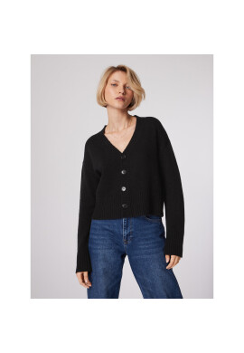 Simple Кардиган SWD512-01 Черен Relaxed Fit - Pepit.bg