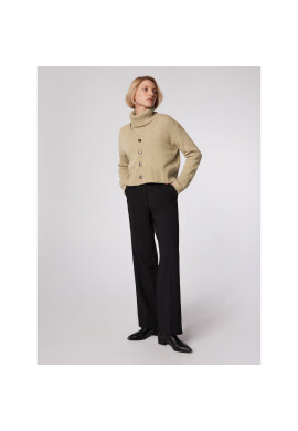 Simple Кардиган SWD512-02 Бежов Relaxed Fit - Pepit.bg