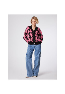 Simple Кардиган WD514-04 Черен Relaxed Fit - Pepit.bg