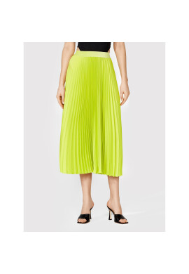 Simple Плисирана пола SDD005 Зелен Regular Fit - Pepit.bg