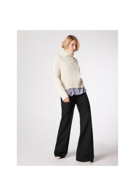 Simple Поло SWD550-01 Бял Relaxed Fit - Pepit.bg