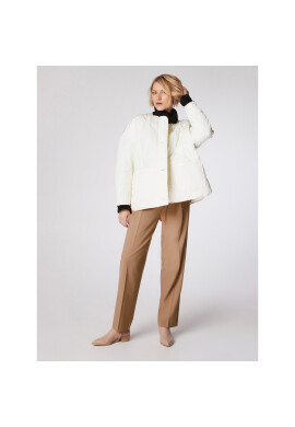 Simple Преходно яке KUD008 Бял Relaxed Fit - Pepit.bg