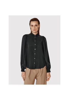 Simple Риза KOD001 Черен Regular Fit - Pepit.bg