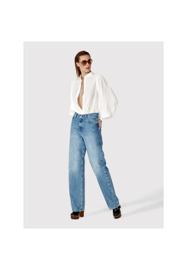 Simple Риза KOD002 Бял Regular Fit - Pepit.bg