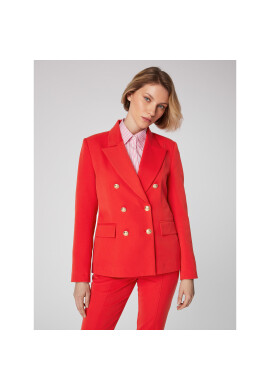 Simple Сако MKD500-02 Червен Slim Fit - Pepit.bg