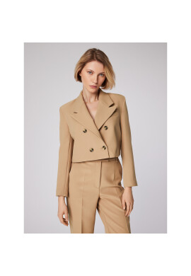 Simple Сако MKD504-02 Бежов Relaxed Fit - Pepit.bg