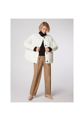 Simple Текстилни панталони SPD001 Кафяв Regular Fit - Pepit.bg