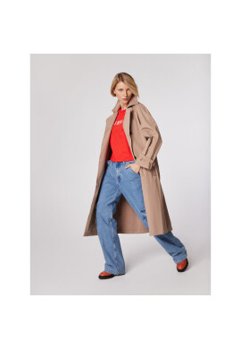 Simple Тишърт TSD501 Червен Cropped Fit - Pepit.bg