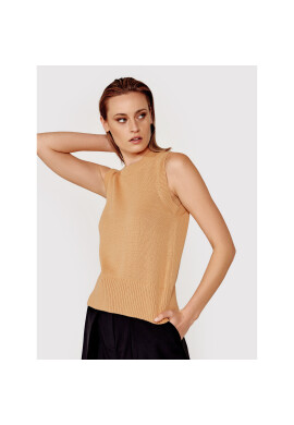 Simple топ SWD011 Кафяв Regular Fit - Pepit.bg