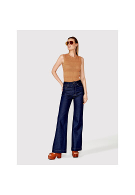 Simple топ SWD027 Кафяв Slim Fit - Pepit.bg