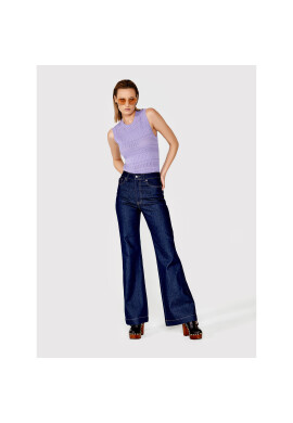 Simple топ SWD028 Виолетов Slim Fit - Pepit.bg