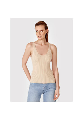 Simple топ TPD014 Бежов Slim Fit - Pepit.bg