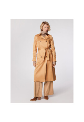 Simple Тренч PLD002 Кафяв Regular Fit - Pepit.bg