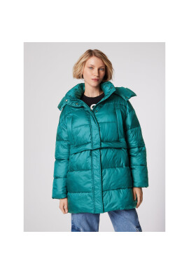 Simple Зимно яке KUD500-02 Зелен Oversize - Pepit.bg
