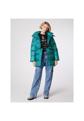 Simple Зимно яке KUD500-02 Зелен Oversize - Pepit.bg