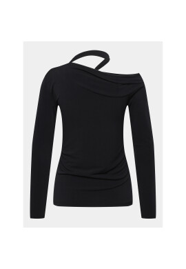 Sisley Блуза 34KBL103P Черен Slim Fit - Pepit.bg