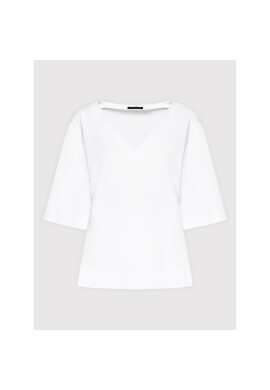 Sisley Блуза 3I1XL4161 Бял Relaxed Fit - Pepit.bg