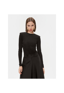 Sisley Блуза 3MNSLM001 Черен Slim Fit - Pepit.bg