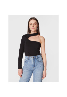 Sisley Блуза 3VAMW1006 Черен Slim Fit - Pepit.bg